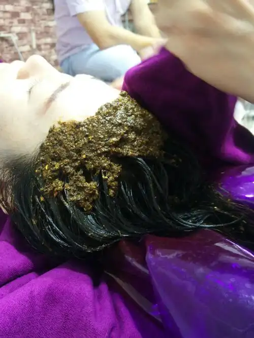 上中药包头发(治白发变黑发)