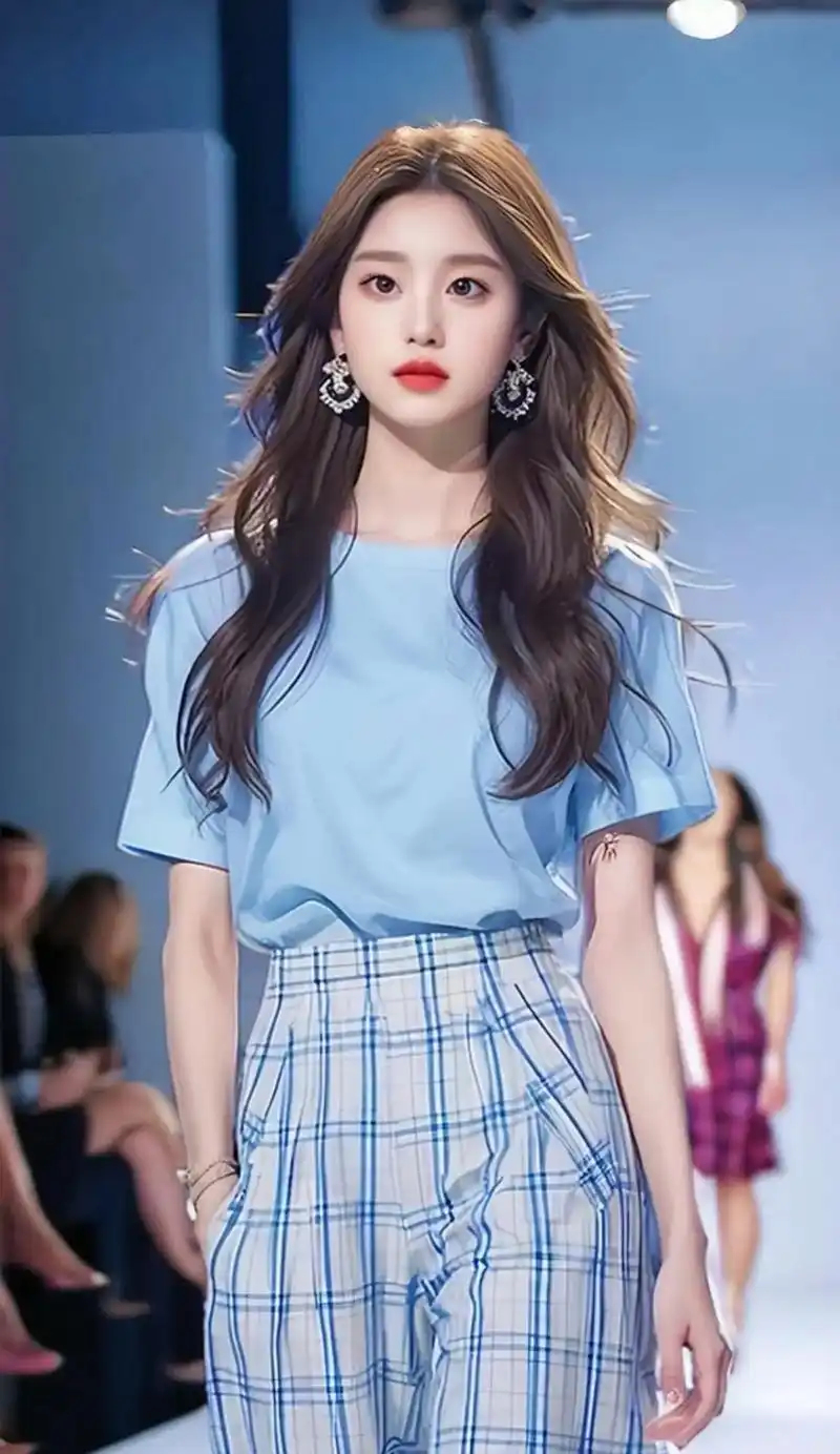 夏日冰蓝|清爽又好看啊～ 冰蓝色是自带视觉降温的即视感,冰蓝色短袖