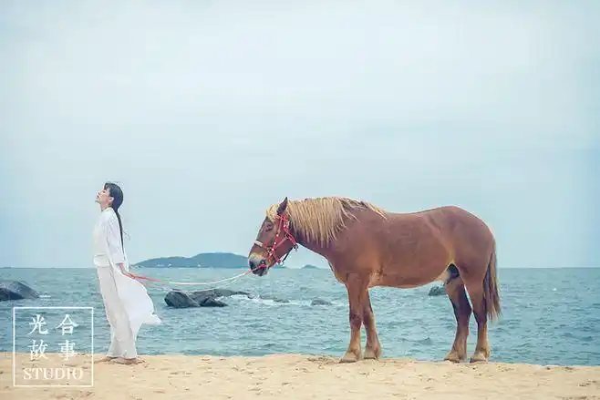 美女 一匹马,一壶酒,仗剑走天涯