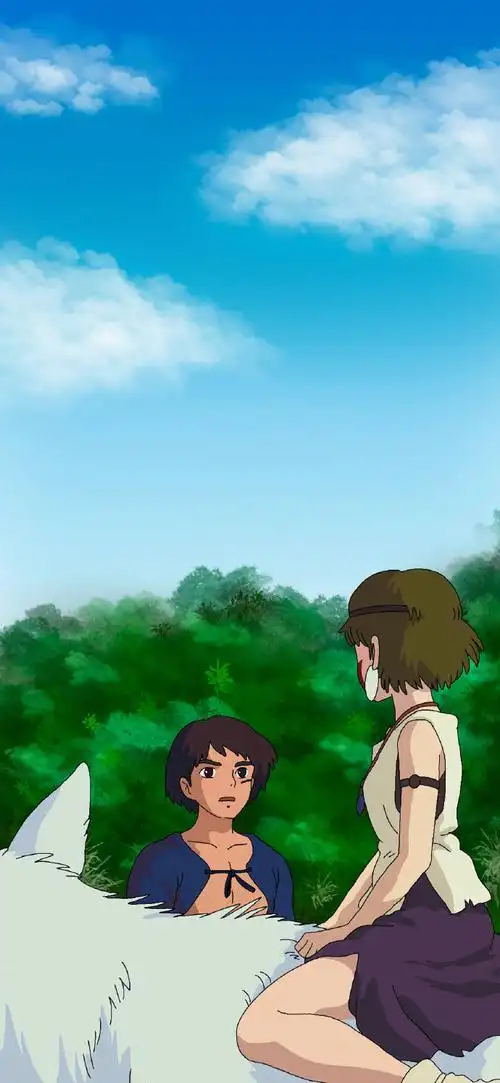 宫崎骏动漫插画手机壁纸