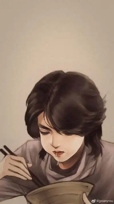 kris 手绘漫画 素描卡通头像偶像男明星综艺男神吴亦凡 kris 壁纸