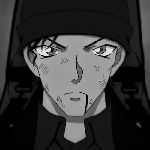 (自截自调头像)黑白头像番:名侦探柯南    赤井秀一礼貌拿图/二传标注