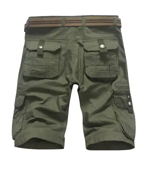 男士夏季工装短裤男款休闲短裤宽松耐磨户外运动男装短裤中裤五分
