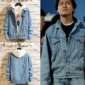 天若有情刘德华同款牛仔外套春季男装长袖休闲修身夹克牛仔外套