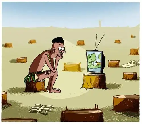 画师笔下的现实世界,具有深意的烧脑漫画,习惯使人忘记思考