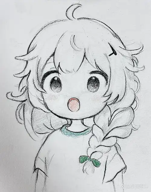 小学五年级初学漫画素描