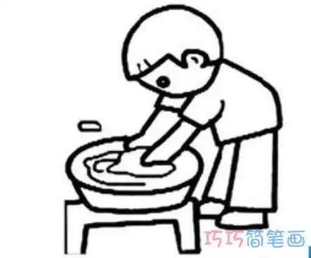 洗衣服简笔画小男孩 - 搜狗图片搜索