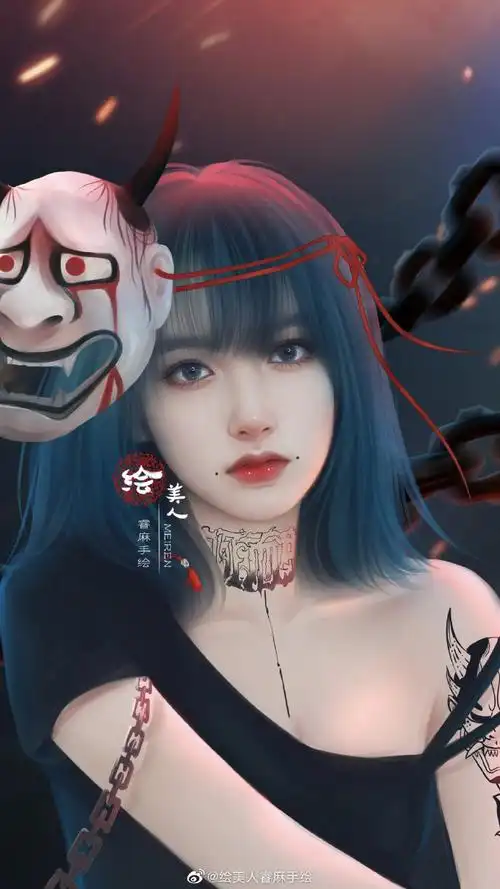 程潇已上线##程潇漫画风造型##绘美人睿麻手绘