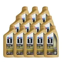 美孚机油_mobil 美孚 金装1号全合成机油 0w-40 1l*12 囤货装 sn/sp级