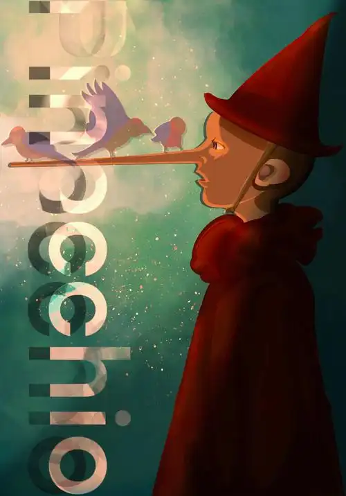 电影海报 匹诺曹 儿童绘本 插画设计