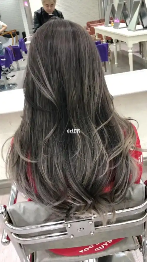 欧美发色吹漂局部漂染