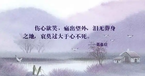 哀,莫大于心死.的下一句是什么