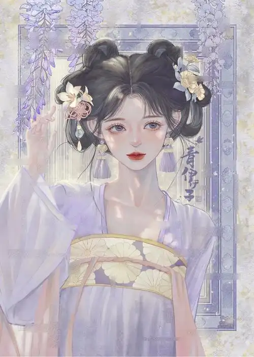 仙气飘飘的手绘古风女生头像,太美啦