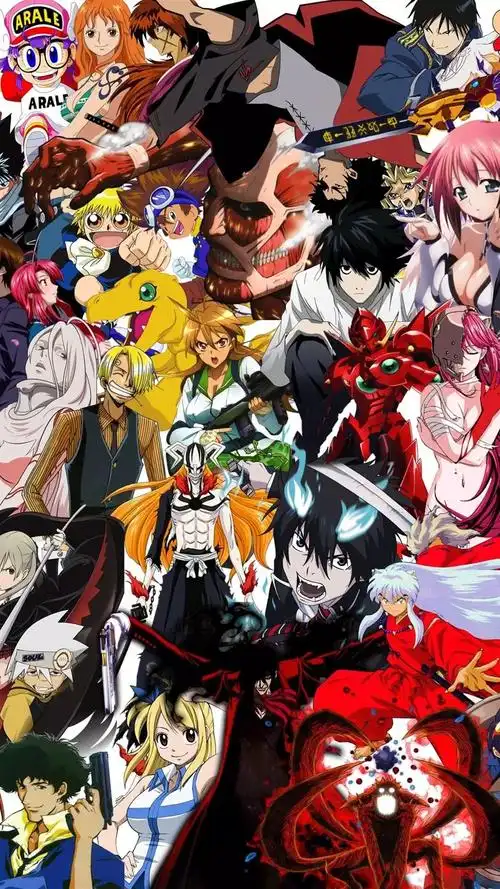 壁纸丨全动漫人物大合照 - 简书