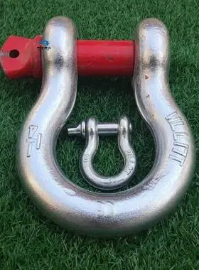 m1美式u型吊环吊扣锁扣2tu形锁m25m8日式起重连接器吊钩吊车高空