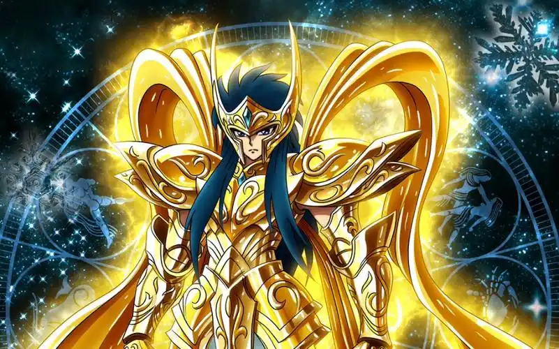 黄金圣斗士动态壁纸水瓶座神圣衣