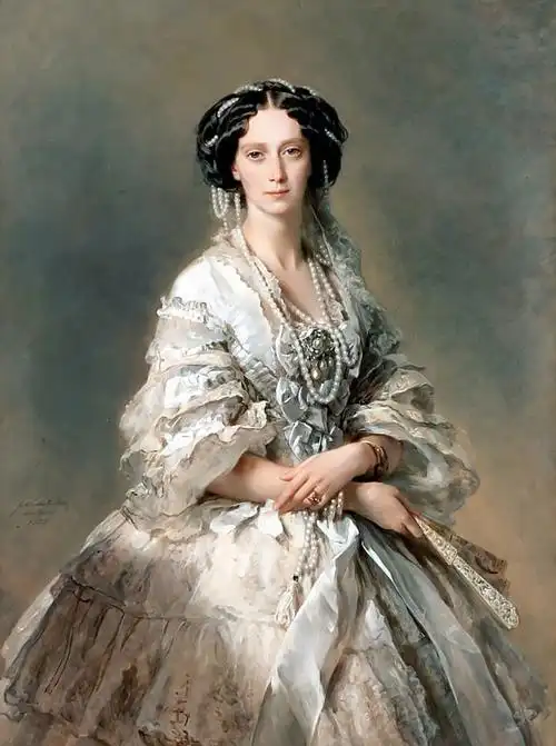 欧洲油画皇室贵族妇女