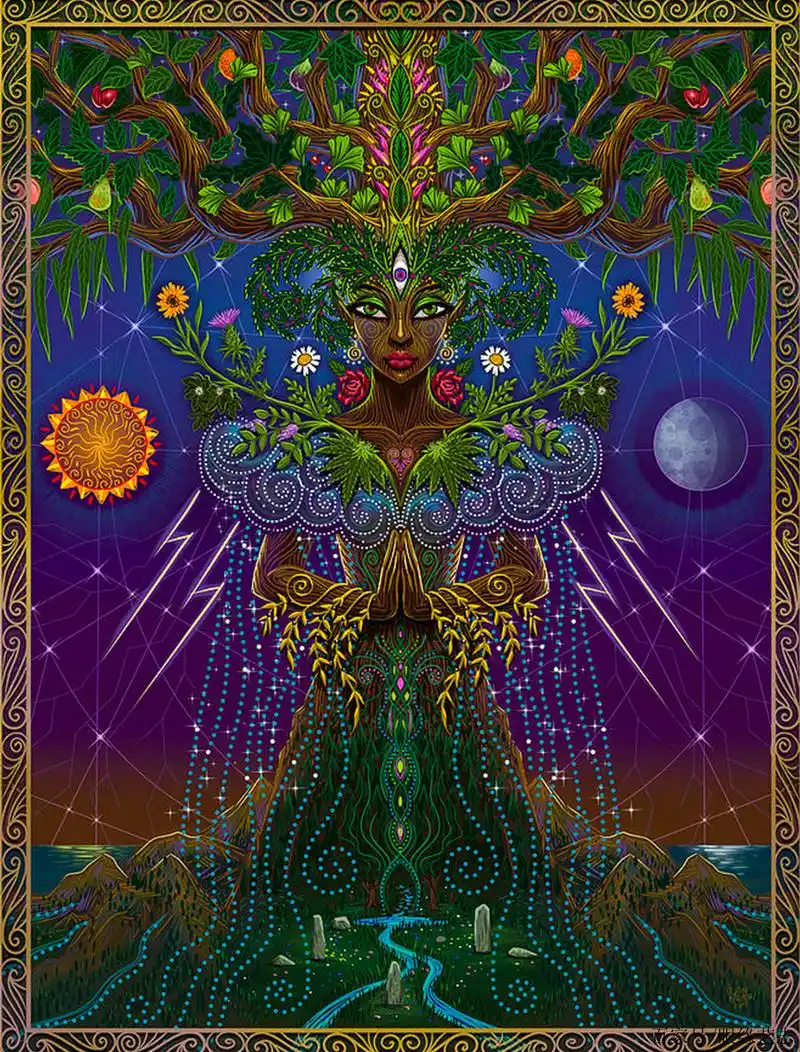 盖亚女神:重生在画卷中,不仅只为取悦你的眼睛