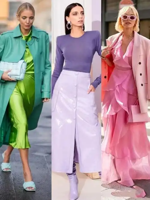 服装颜色搭配,是一个时髦造型的重要组成部分.