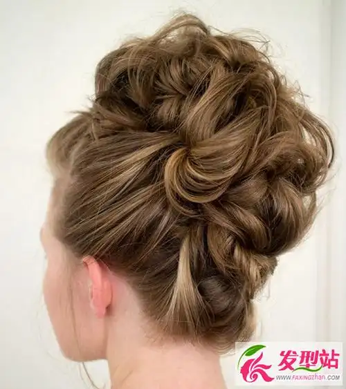 欧式新娘盘发50例经典西式婚礼新娘发型大全4