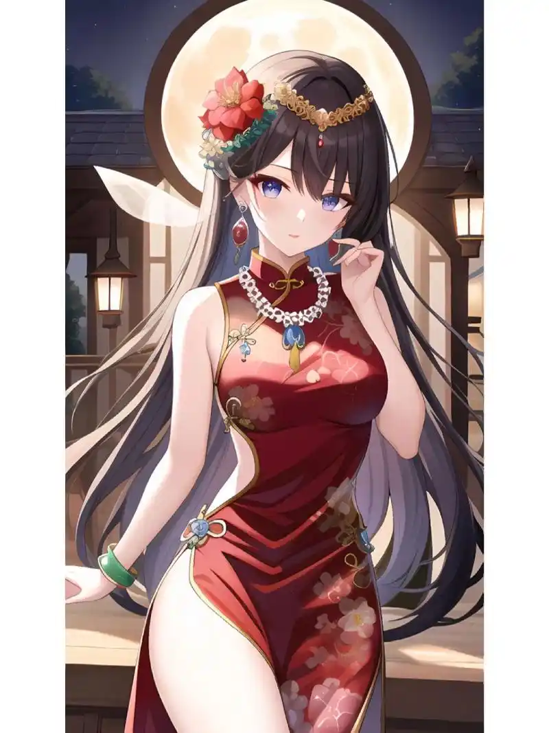 动漫二次元古风汉服人物绘画