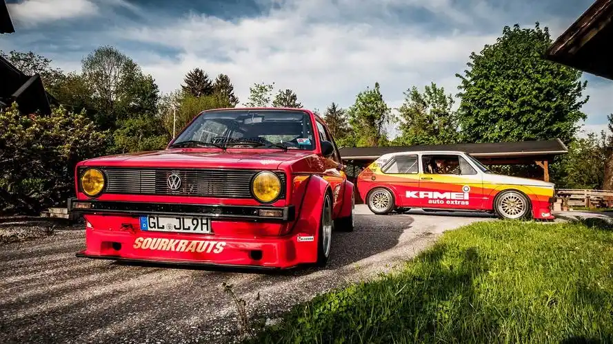 复古大众高尔夫改装车,高清图片,电脑桌面-壁纸族