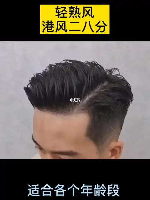 型男必备发型#港风侧背头