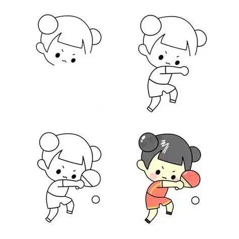 卡通人物简笔画可爱卡通人物简笔画可爱女孩