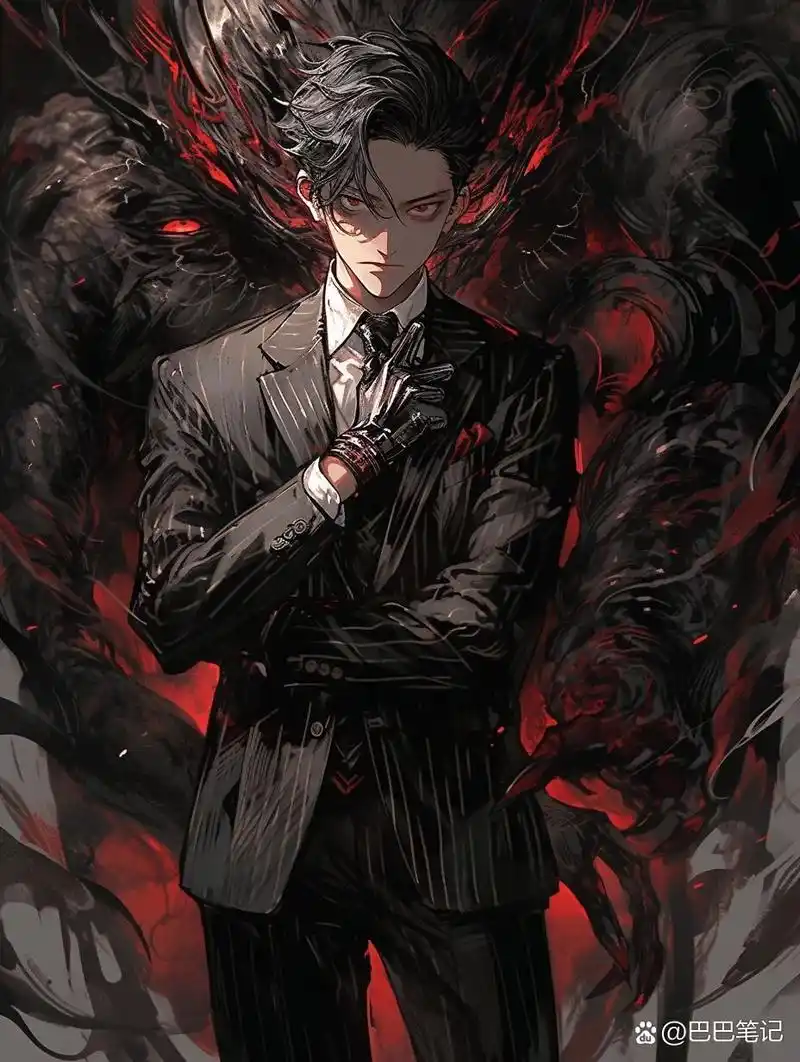 原创——痞帅西装暴徒头像(定制) 听说渣男喜欢用霸气十足的头像