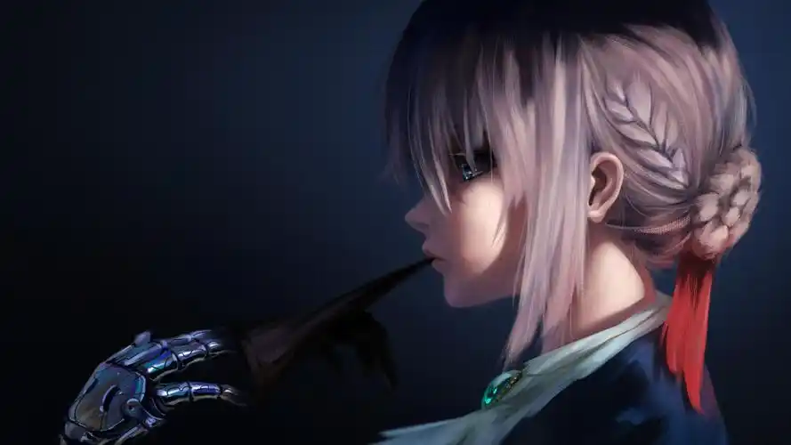 半临摹wlop的紫罗兰ω99