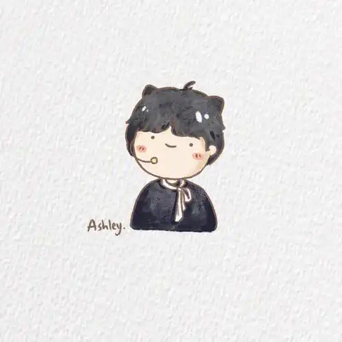 严浩翔做我的猫tnt简笔画绘画日常