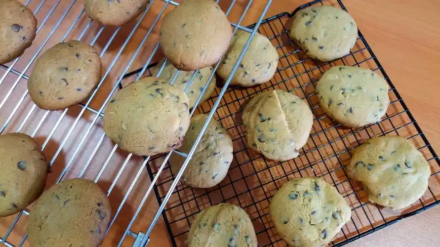 chocolate chip cookies 美式朱古力曲奇分量 yield : 22块 pcs有盐