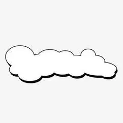 白云简笔画白云简笔画图片可爱