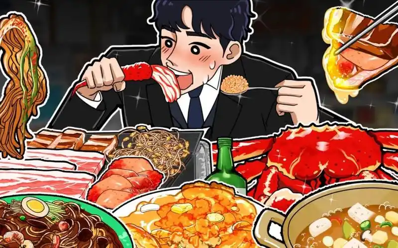 美食动画:忙碌的工作让人身心疲惫,下班来顿帝王蟹大餐来满足自己吧!