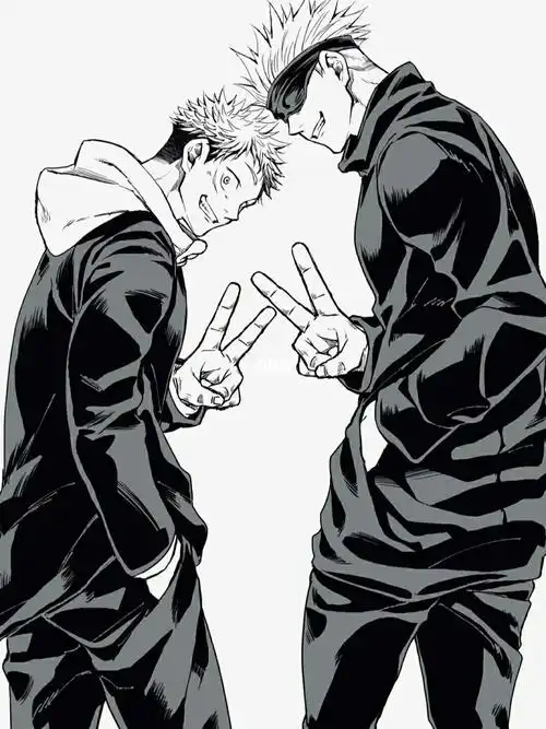 咒术回战|今天是黑白悟_咒术回战_影视_动漫