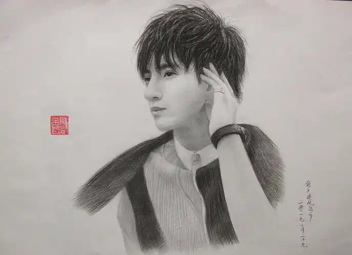 素描画薛之谦by兔子凌风