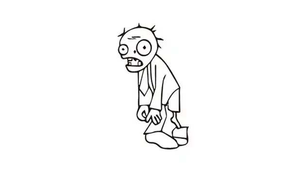 僵尸简笔画怎么画