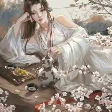 红衣女生古风动漫头像