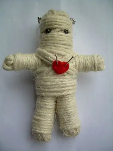 负心巫小人诅咒娃娃降头符咒蛊小人符扎挂件?系草人打汉毒