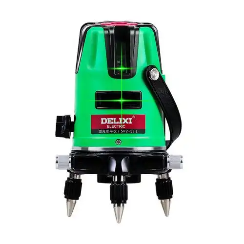 德力西激光水平仪 2线3线5线红光/绿光水平仪高精度强光打线器