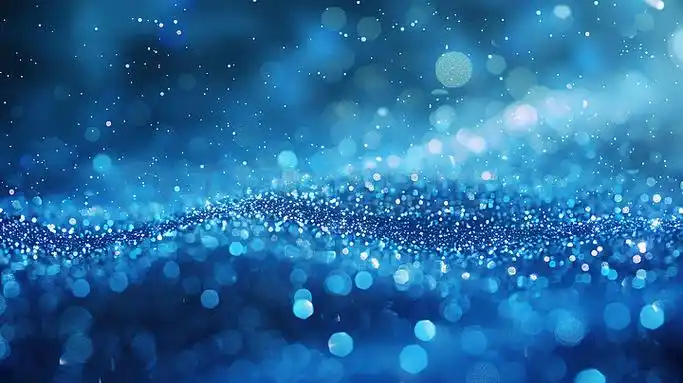 浅蓝色闪光海报背景