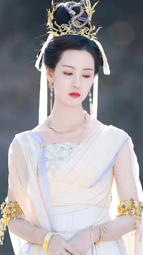 敦煌美女娜扎综艺造型像神女陈都灵清冷杨超越可爱