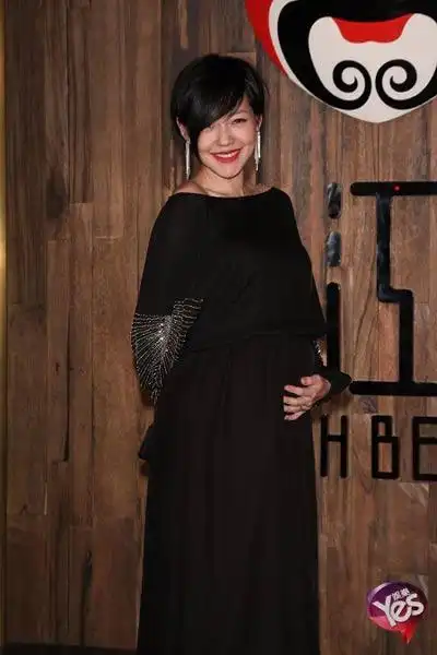 辣妈小s晒6个月怀孕照 表示孩子很调皮