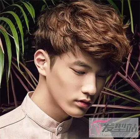 男生烫什么发型好看 清新帅气纹理烫不落伍