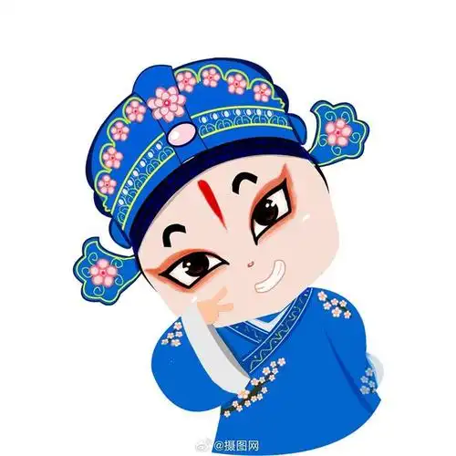 免抠素材国粹戏剧京剧免抠元素版权素材by摄图网