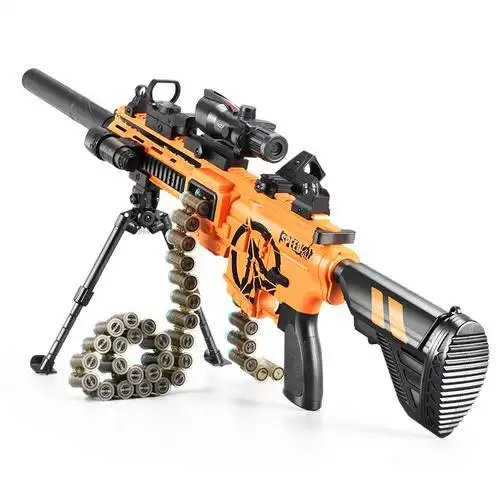 乐辉m416手自一体电动连发软弹枪儿童玩具枪男孩机关枪仿真加特林