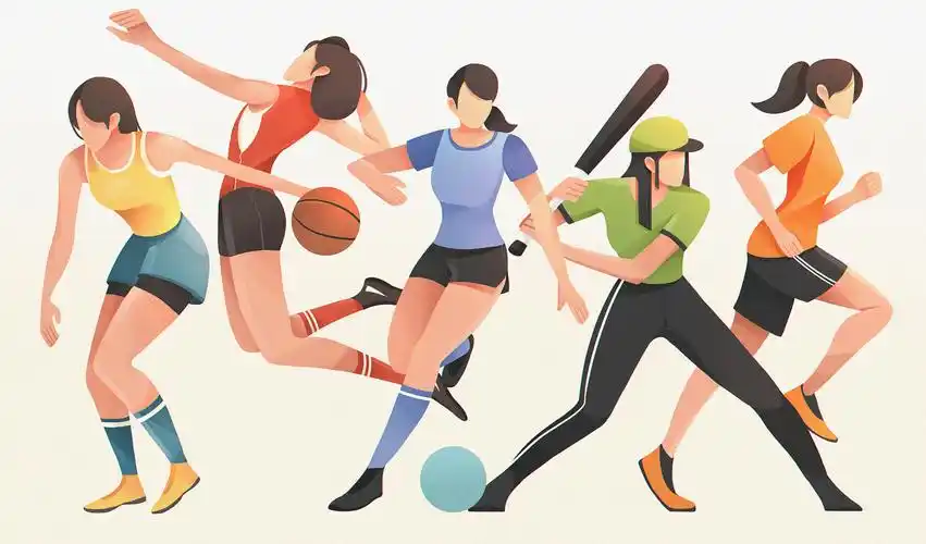 运动会女运动员合照合集