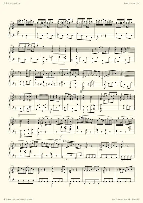 献给爱丽丝-爵士版-贝多芬小提琴谱