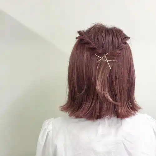 短发女孩的编发密技大公开可爱又简单的日系编发11选