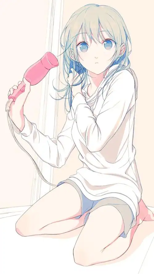 二次元可爱卡通美女高清手机壁纸